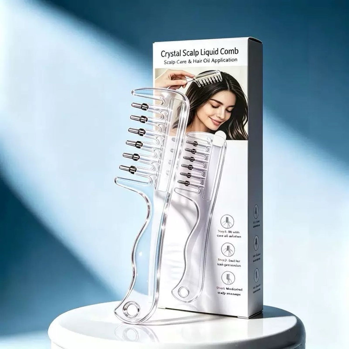 Crystal Scalp Liquid Comb | Mess-Free Scalp Oil Applicator