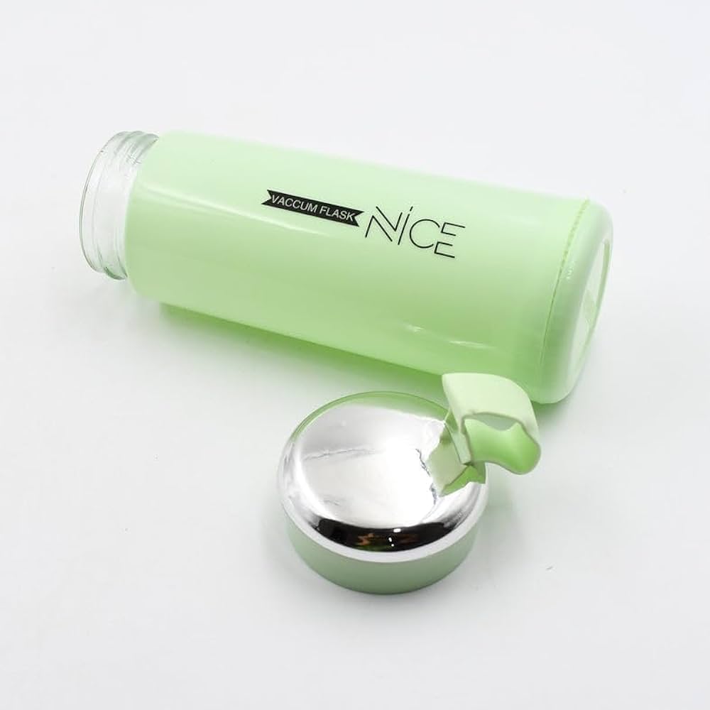 400ML Glass Water Bottle Portable Drinking Bottle for Office School & Travel