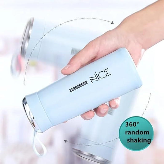 400ML Glass Water Bottle Portable Drinking Bottle for Office School & Travel