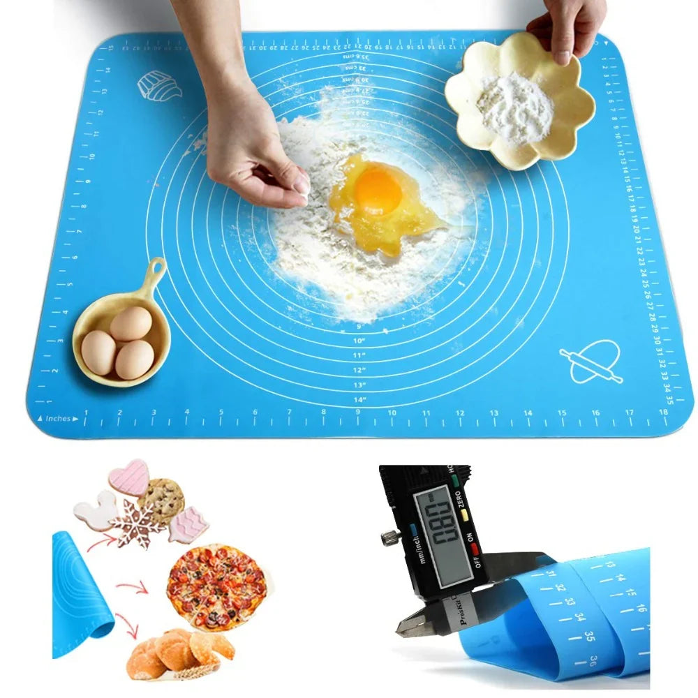 Silicone Kitchen Roti Mat Non Stick Dough Rolling & Kneading Baking Mat