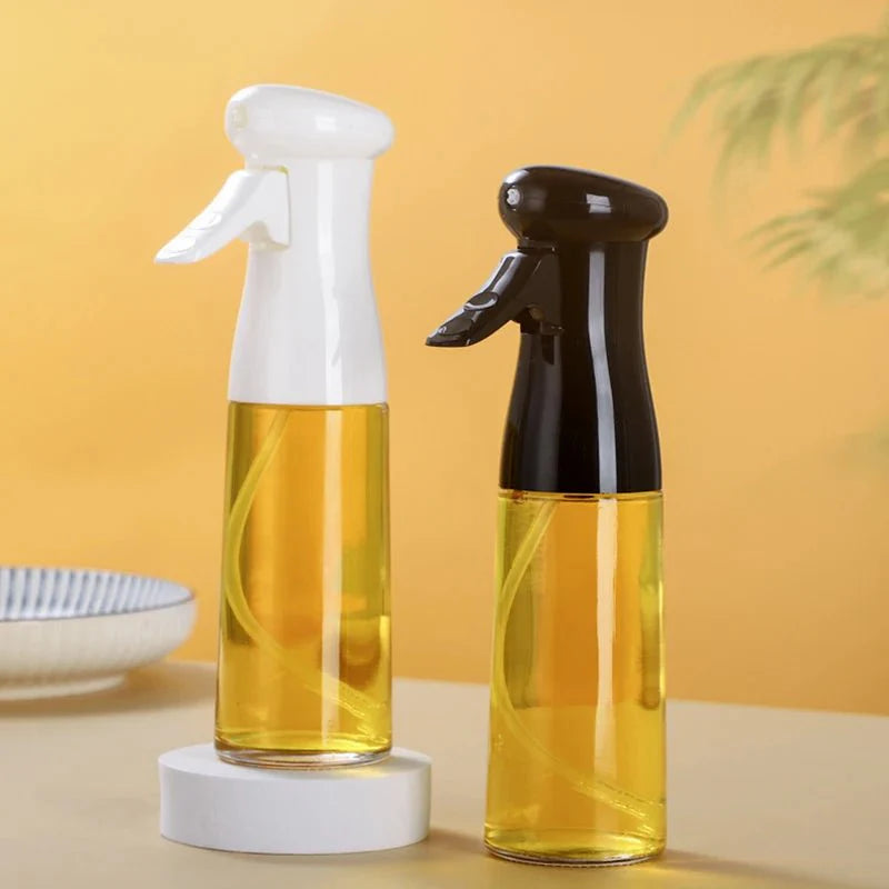 Edible Oil Spray Bottle 200ml Refillable Cooking Oil Sprayer for Kitchen & BBQ