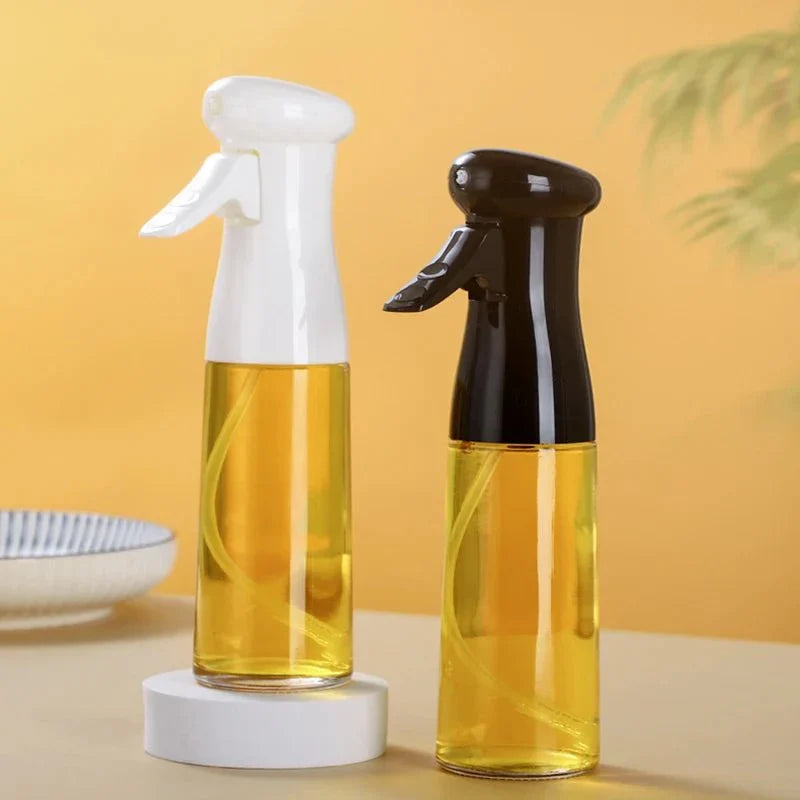 Edible Oil Spray Bottle 200ml Refillable Cooking Oil Sprayer for Kitchen & BBQ