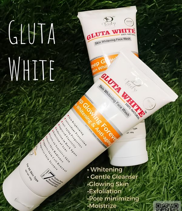 4 in 1 Gluta White Skincare Deal – Face Wash, Serum, Cream & Hand Foot Care Set
