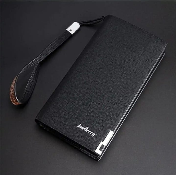 Baellerry Long Wallet with Mobile Holder Premium Zipper Wallet for Men & Women