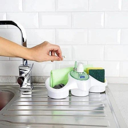 3 in 1 Soap Dispenser & Sponge Holder