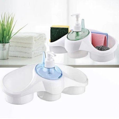 3 in 1 Soap Dispenser & Sponge Holder