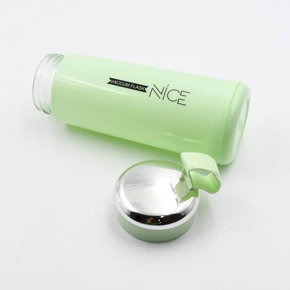 400ML Glass Water Bottle Portable Drinking Bottle for Office School & Travel