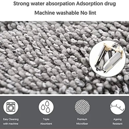 X Shape Hands-Free Squeeze Microfiber Floor Mop