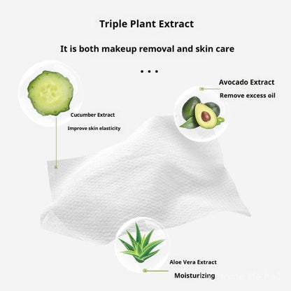 Avocado Makeup Remover Wipes Pack of 80 Deep Cleansing Facial Wipes