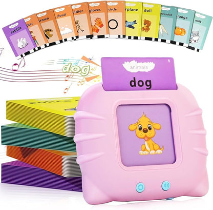 Rechargeable Educational Speaking Flash Cards Toy 224 Words Learning Cards for Kids