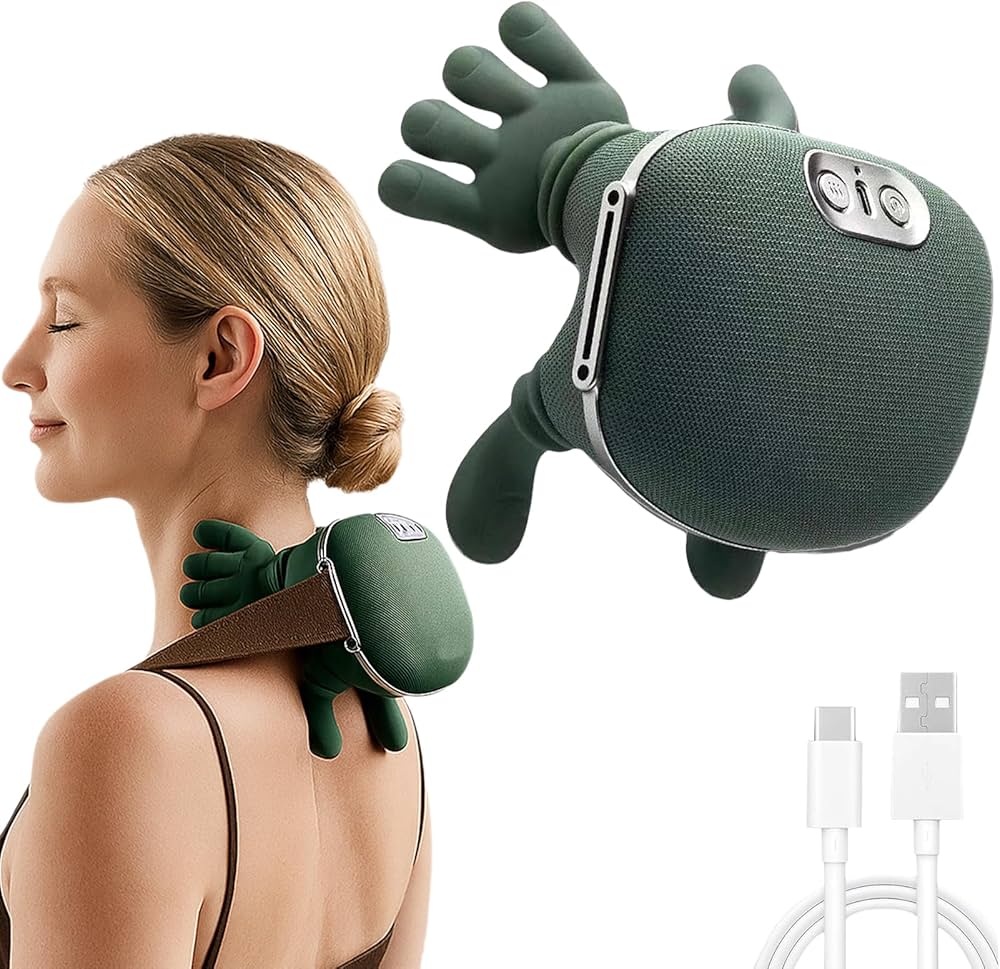 Neck and Back Massager with Heat Function Deep Tissue Relaxation Massage Pillow