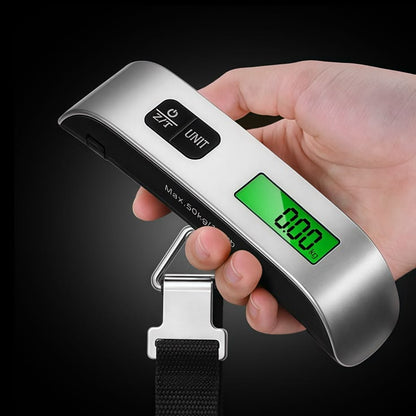Portable Digital Luggage Scale LCD Display 50kg Electronic Hanging Travel Weight Scale