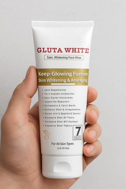 4 in 1 Gluta White Skincare Deal – Face Wash, Serum, Cream & Hand Foot Care Set