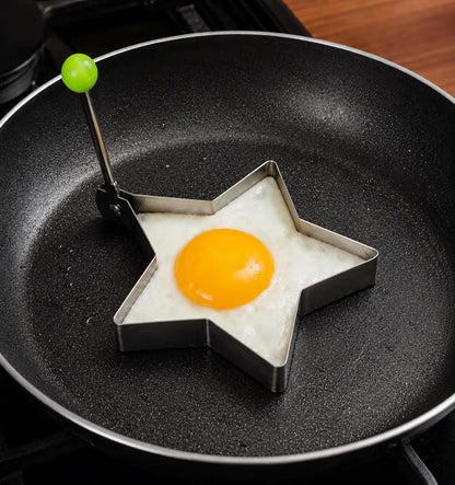 4PCS Stainless Steel Egg Ring Mold Set