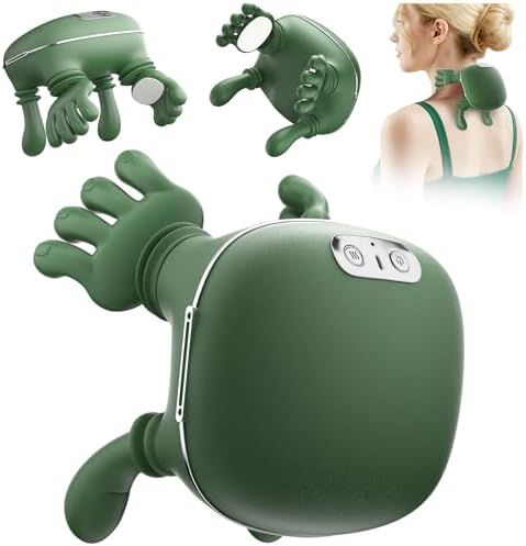 Neck and Back Massager with Heat Function Deep Tissue Relaxation Massage Pillow