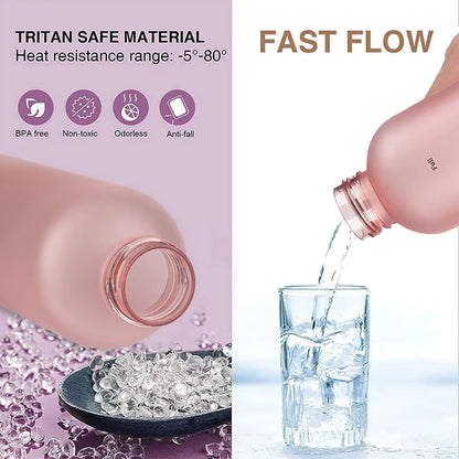1000ML Sports Water Bottle with Time Marker Large Capacity