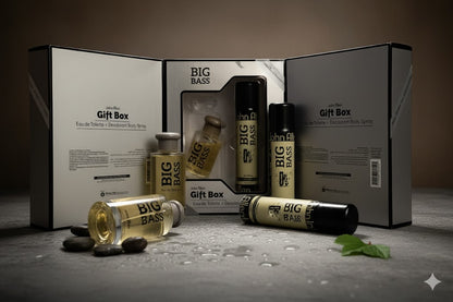 Big Bass Boss Fragrance 2 Pcs Gift Pack Imported Perfume & Body Spray Set for Men