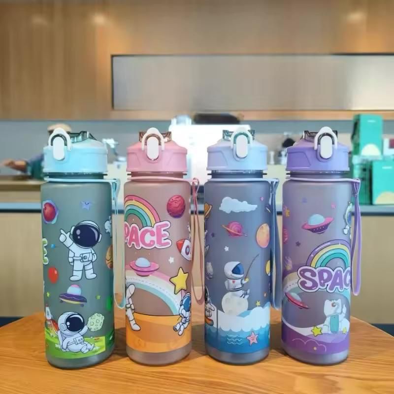 Astronaut Silicone Sipper Water Bottle