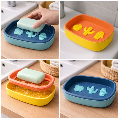Double Layer Sink Soap Tray