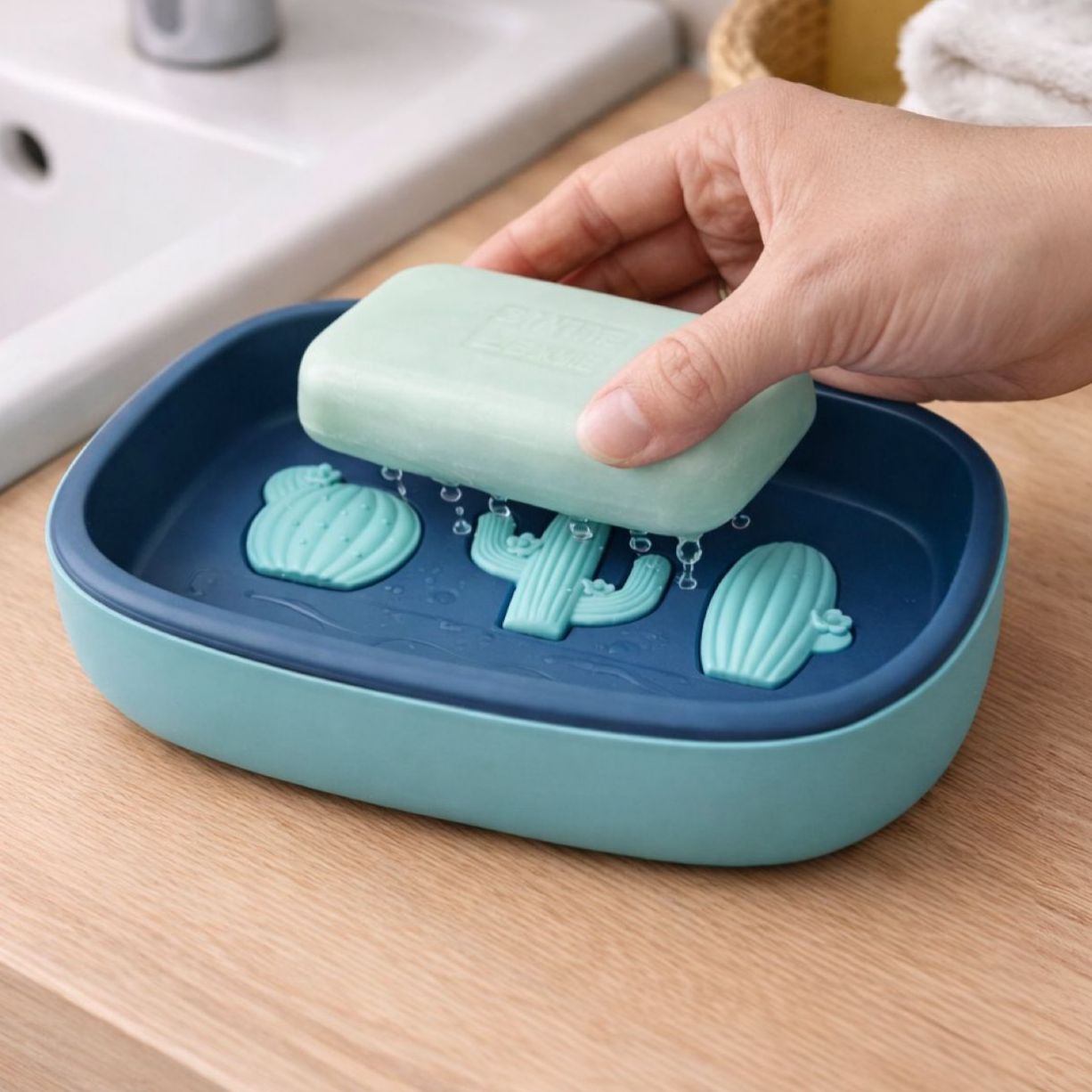 Double Layer Sink Soap Tray