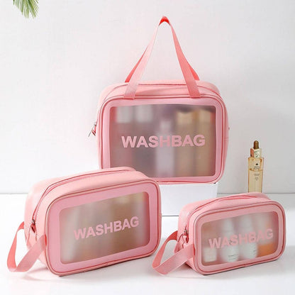Set of 3 Waterproof Wash Bags