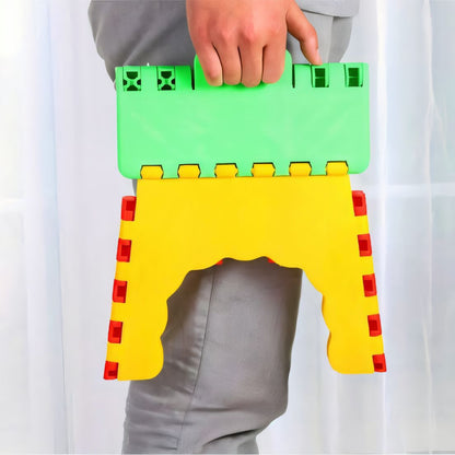 Kids Foldable Stool Table
