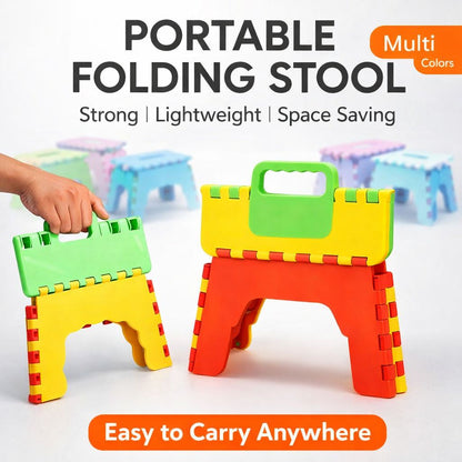 Kids Foldable Stool Table