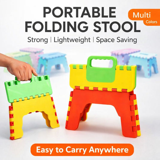 Kids Foldable Stool Table