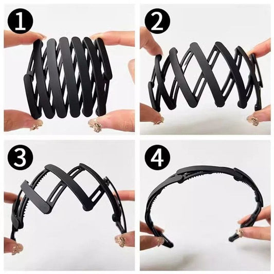 Stylish Retractable Pocket Hair Band – Portable Non Slip Hair Accessory