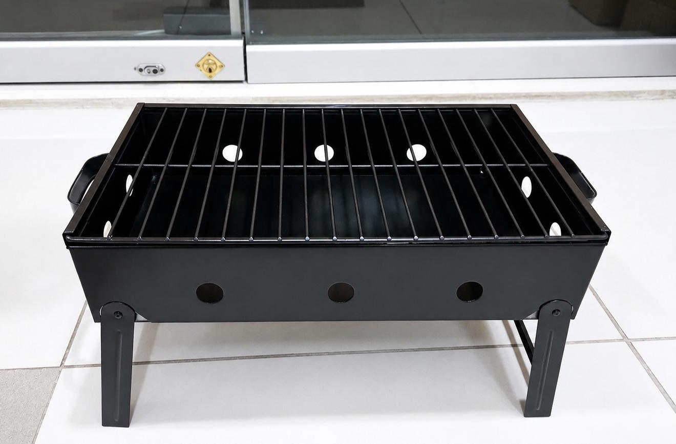 Portable Folding Charcoal BBQ Grill Outdoor Barbecue Grill for Camping & Picnic