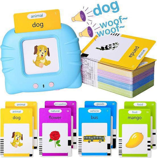 Rechargeable Educational Speaking Flash Cards Toy 224 Words Learning Cards for Kids