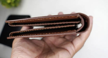 Genuine Cow Leather Wallet with Card Holder 22 Pockets
