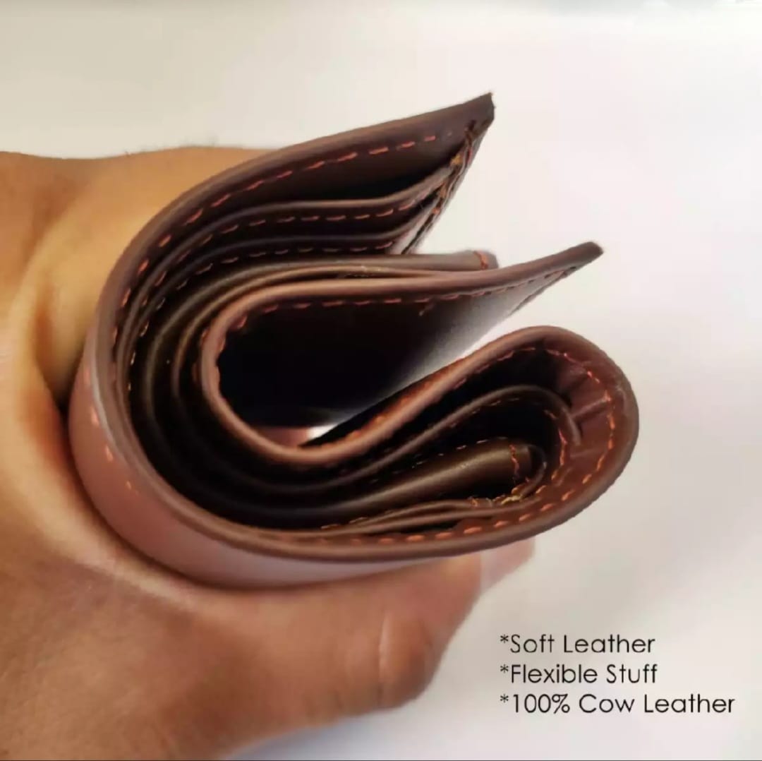 Genuine Cow Leather Wallet with Card Holder 22 Pockets