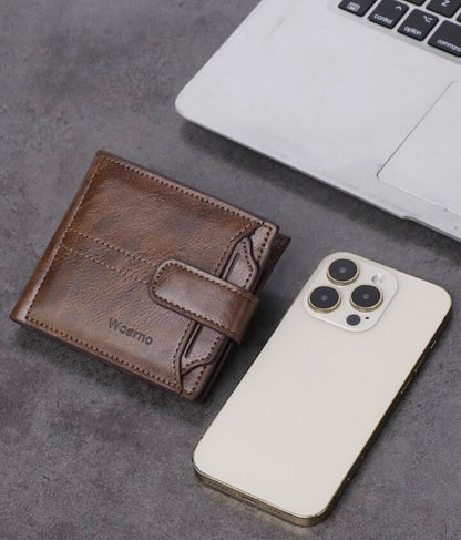 Balisi Style Classic D Card Wallet with Card Holder Extra Card Slot