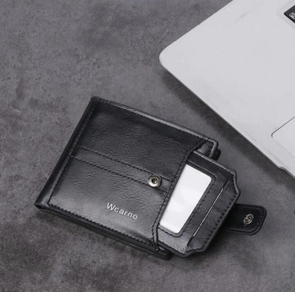 Balisi Style Classic D Card Wallet with Card Holder Extra Card Slot
