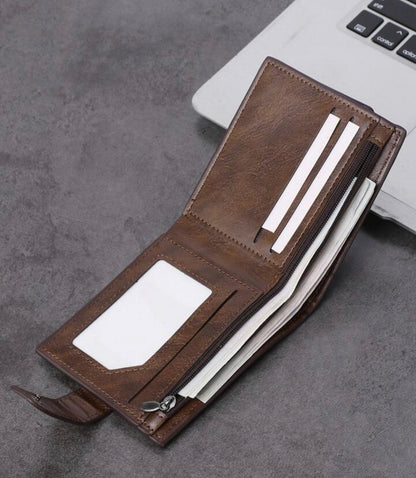 Balisi Style Classic D Card Wallet with Card Holder Extra Card Slot