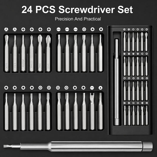 24 in 1 Magnetic Precision Screwdriver Set