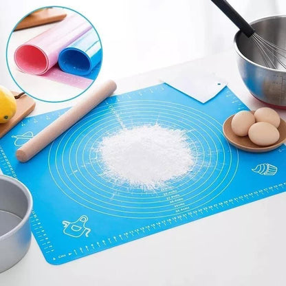 Silicone Kitchen Roti Mat Non Stick Dough Rolling & Kneading Baking Mat