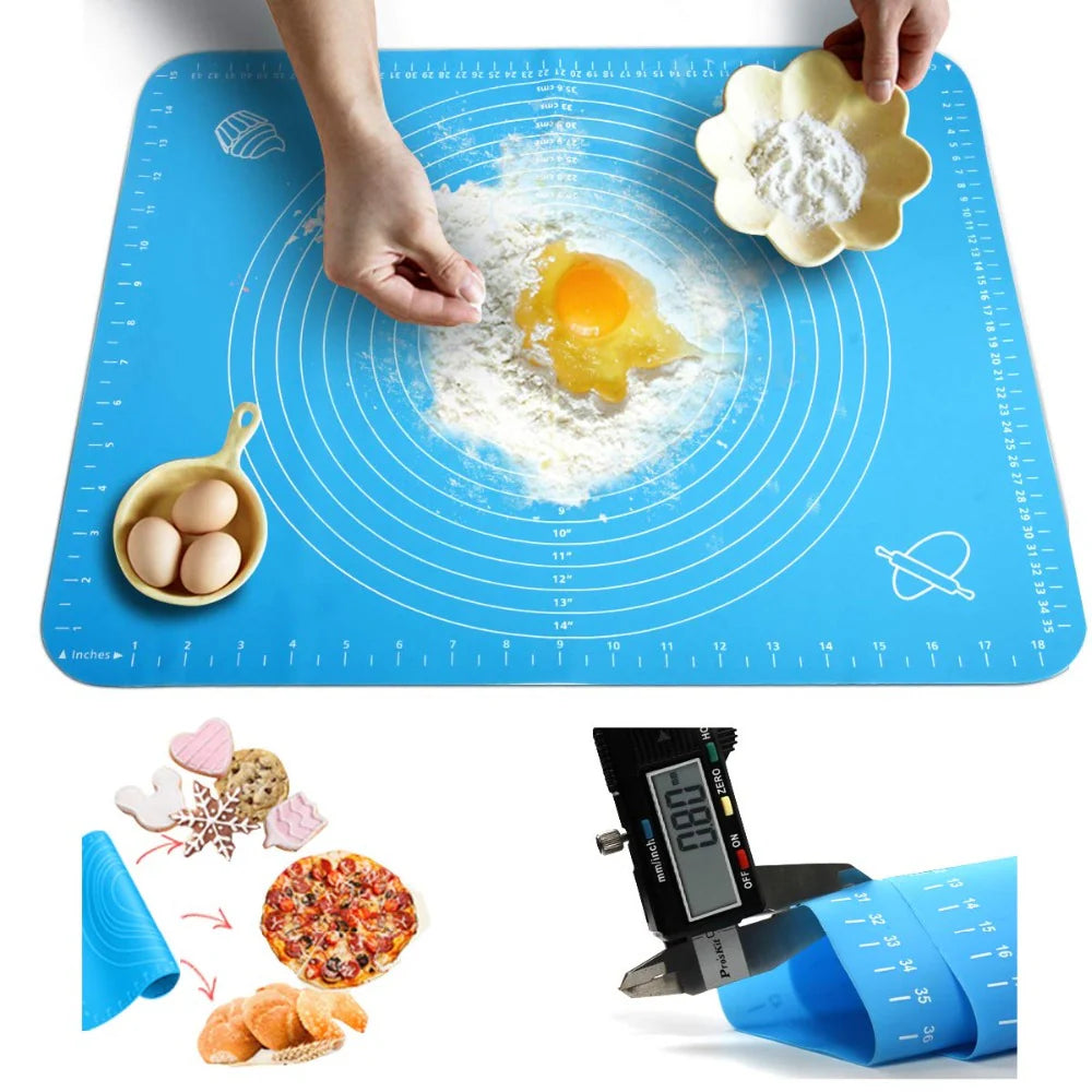 Silicone Kitchen Roti Mat Non Stick Dough Rolling & Kneading Baking Mat