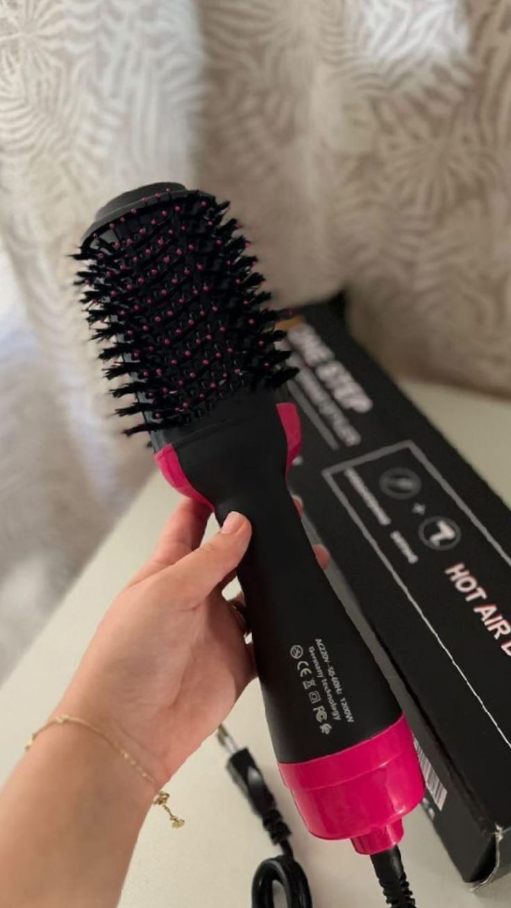 3 in 1 Hot Air Brush Straightener Hair Dryer Volumizer Styling Comb