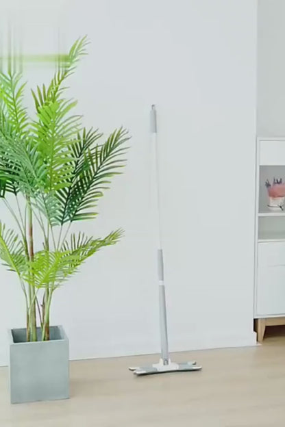X Shape Hands-Free Squeeze Microfiber Floor Mop