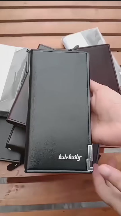 Baellerry Long Wallet with Mobile Holder Premium Zipper Wallet for Men & Women
