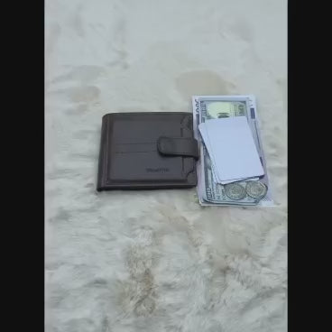 Balisi Style Classic D Card Wallet with Card Holder Extra Card Slot