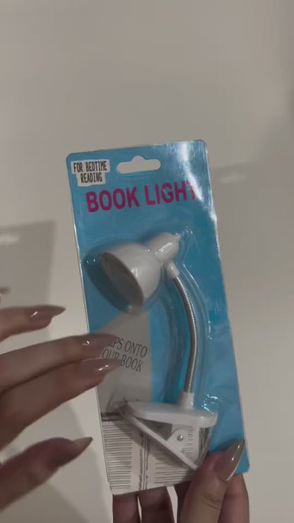 Mini Fancy Book Clip Lamp Portable Reading Light for Study